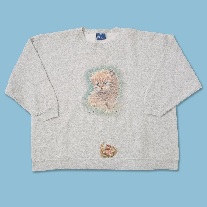 - Winter warm clothes for short-haired dogsVintage Cats Sweater XLarge