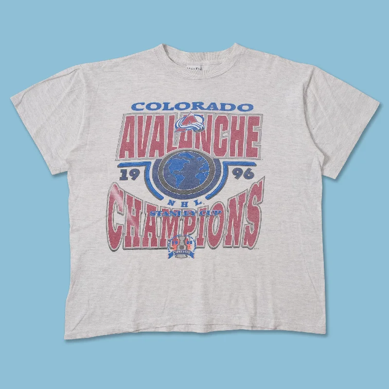 - Cat anti-jump window safety net1996 Colorado Avalanche T-Shirt XLarge