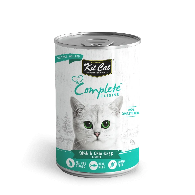  . **Price and Purchasing**  Kit Cat - Complete Cuisine - Tuna And Chia Seed in Broth (Wet Cat Food)