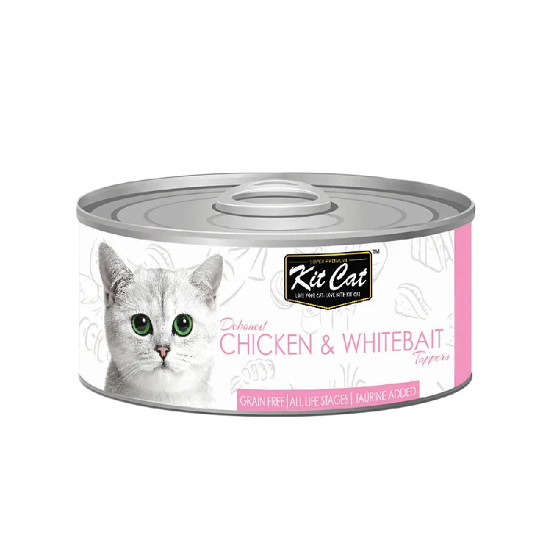    - Kitten food  Kit Cat - Deboned Chicken & Whitebait Toppers (Wet Cat Food)