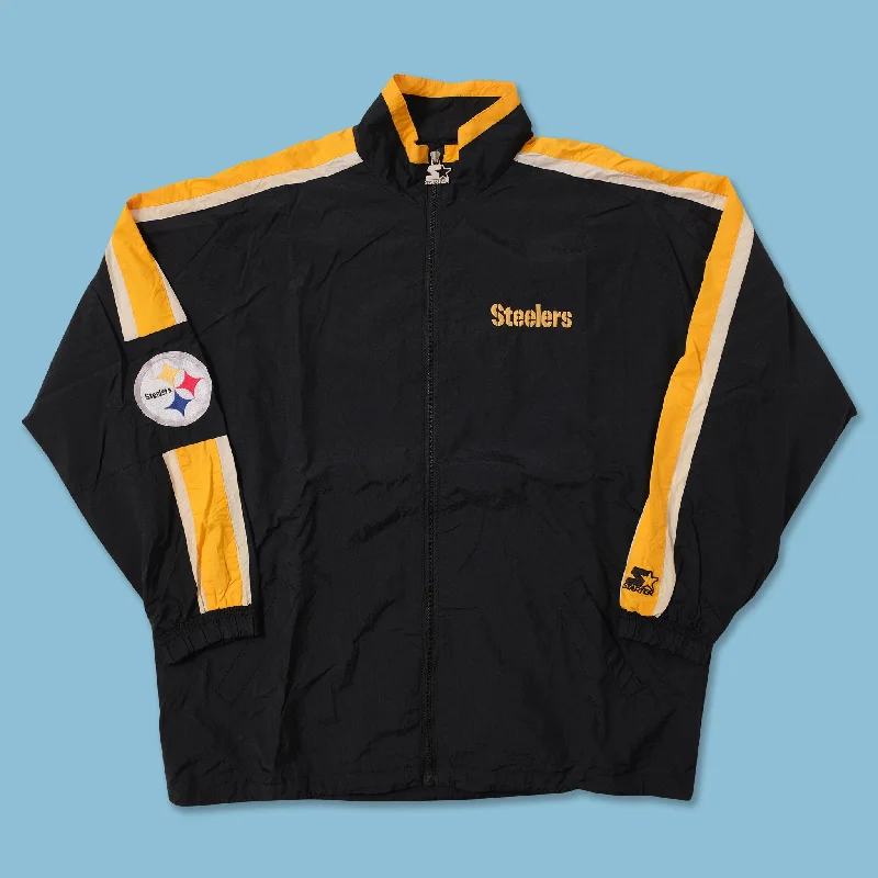 - Custom pet birthday cakeVintage Starter Pittsburgh Steeler Track Jacket XXLarge