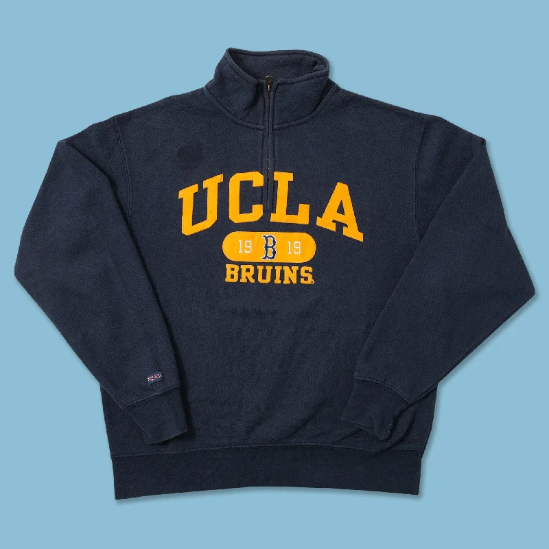 ---Vintage UCLA Bruins Q-Zip Sweater Medium