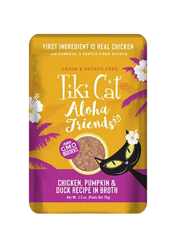    - Hill's Science Diet cat food price  Tiki Cat - Aloha Friends - Chicken, Pumpkin & Duck Pouch for Cats