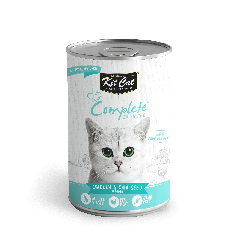    - Wholesale cat food prices  Kit Cat - Complete Cuisine - Chicken and Chia Seed in Broth (Wet Cat Food)