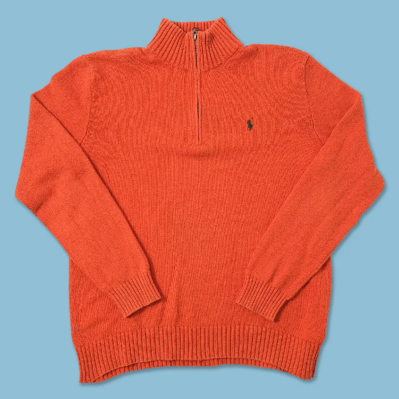 - Parrot climbing and standing wooden frameVintage Polo Ralph Lauren Q-Zip Knit Sweater Medium