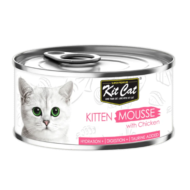  . **Ingredient-Related**  Kit Cat - Kitten Chicken Mousse (Wet Cat Food)