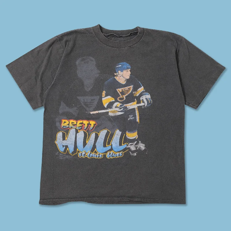 - Winter warm clothes for short-haired dogsVintage Salem St. Louis Blues Brett Hull T-Shirt Medium