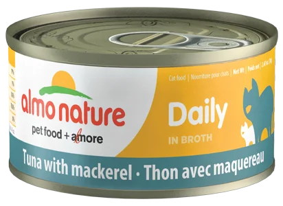  . **Health and Nutrition**  Almo Nature - Daily Tuna with Mackerel Recipe (Wet Cat Food)