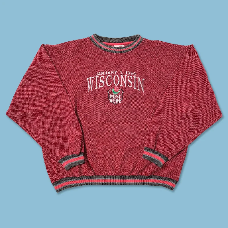 ---1999 Wisconsin Badgers Rose Bowl Sweater Large