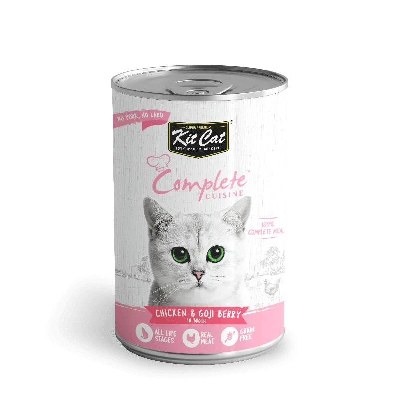    - Cat food discounts and promotions  Kit Cat - Complete Cuisine - Chicken and Goji Berry in Broth (Wet Cat Food)