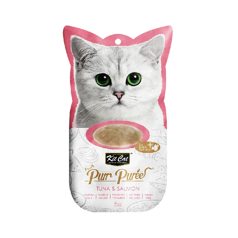    - Kitten food  Kit Cat - Kit Cat Purr Puree - Tuna & Salmon (Cat Treat)