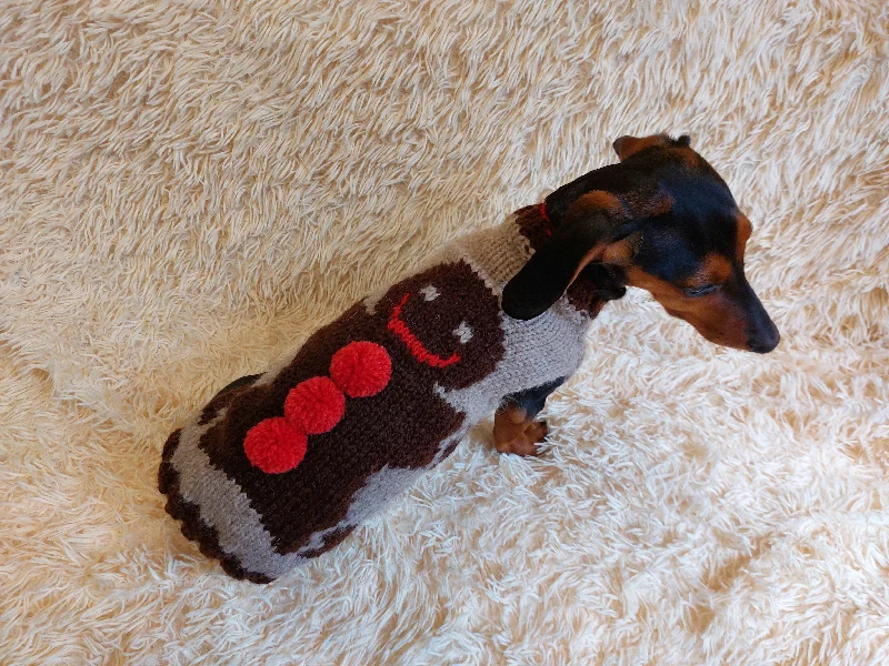 Pet custom clothesChristmas party pet outfit biscuit jumper,dog clothes christmas sweater,christmas gift for dog lovers knitted sweater.