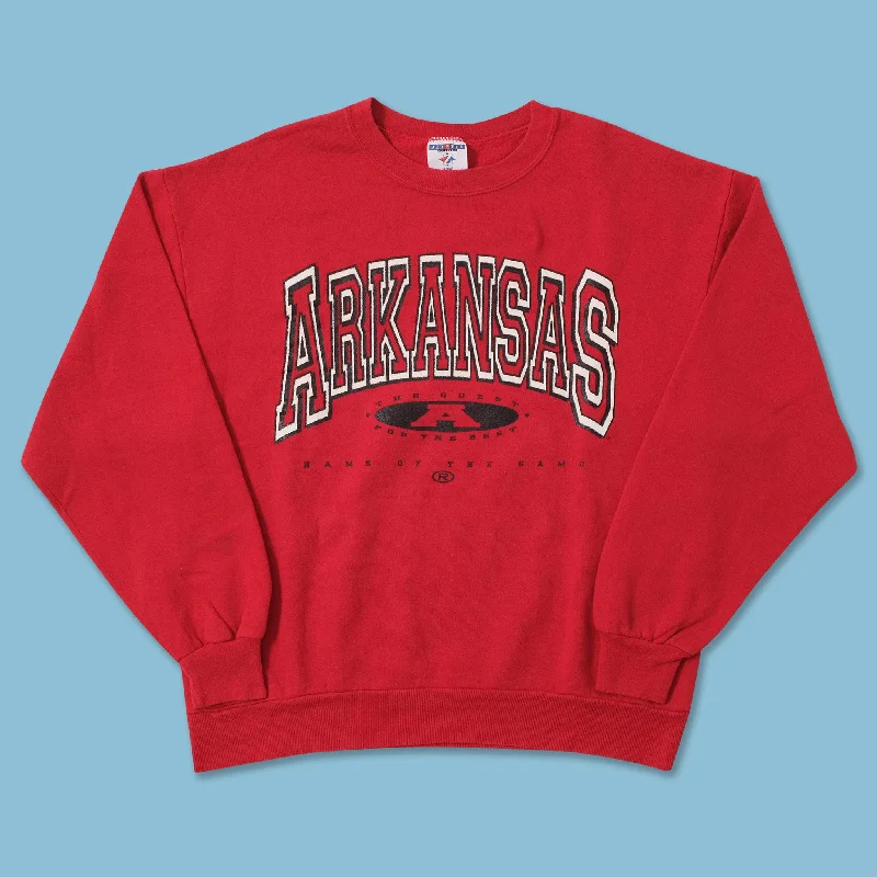 - Smart cat litter box with automatic cleaningVintage Arkansas Razorbacks Sweater Large