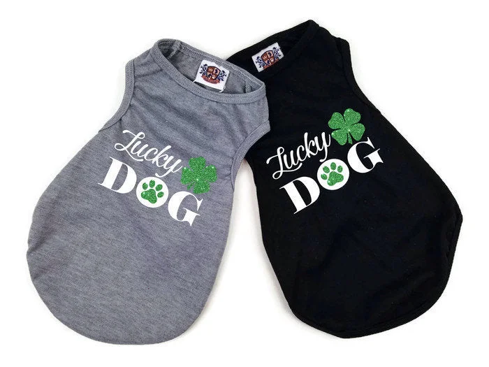 Pet wedding dressesDog Shirt | Lucky Dog