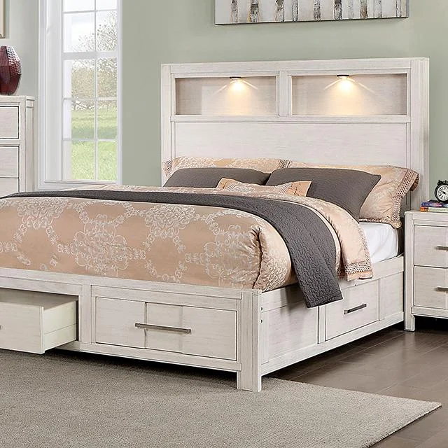  . **Dog paw cream is winter**KARLA Queen Bed, White